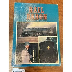 1977 Rail Baron Game by Avalon Hill in Great Condition (1 replacement piece***)